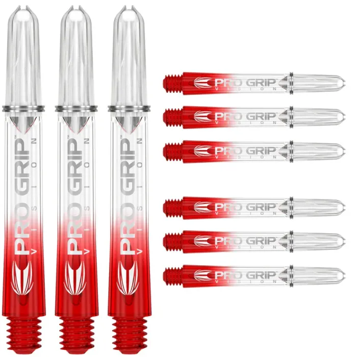 Target Pro Grip Red Vision Dart Shafts