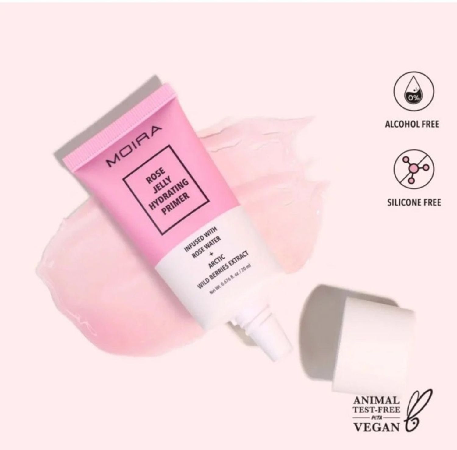 Moira Complete facial primer /004/ rose jelly hydrating primer