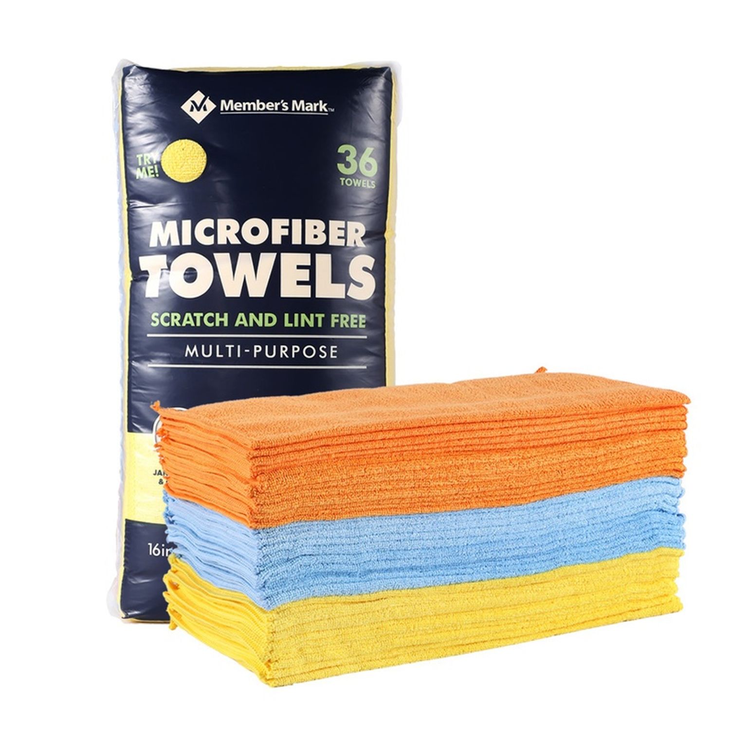 Member's mark microfiber towels 36pc