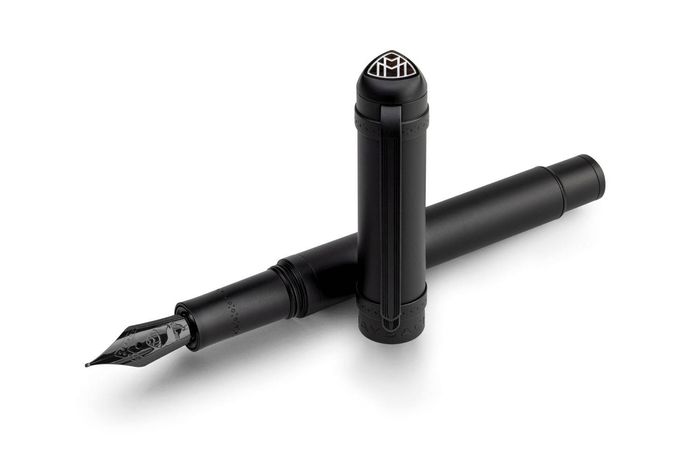 MAYBACH Fountain pen - 18 K solid gold nib in  M  Night Edition Matte black
