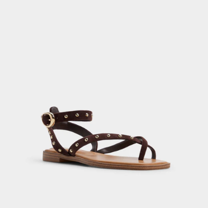 DARESSI-201-DARK BROWN-L Cas Sandals