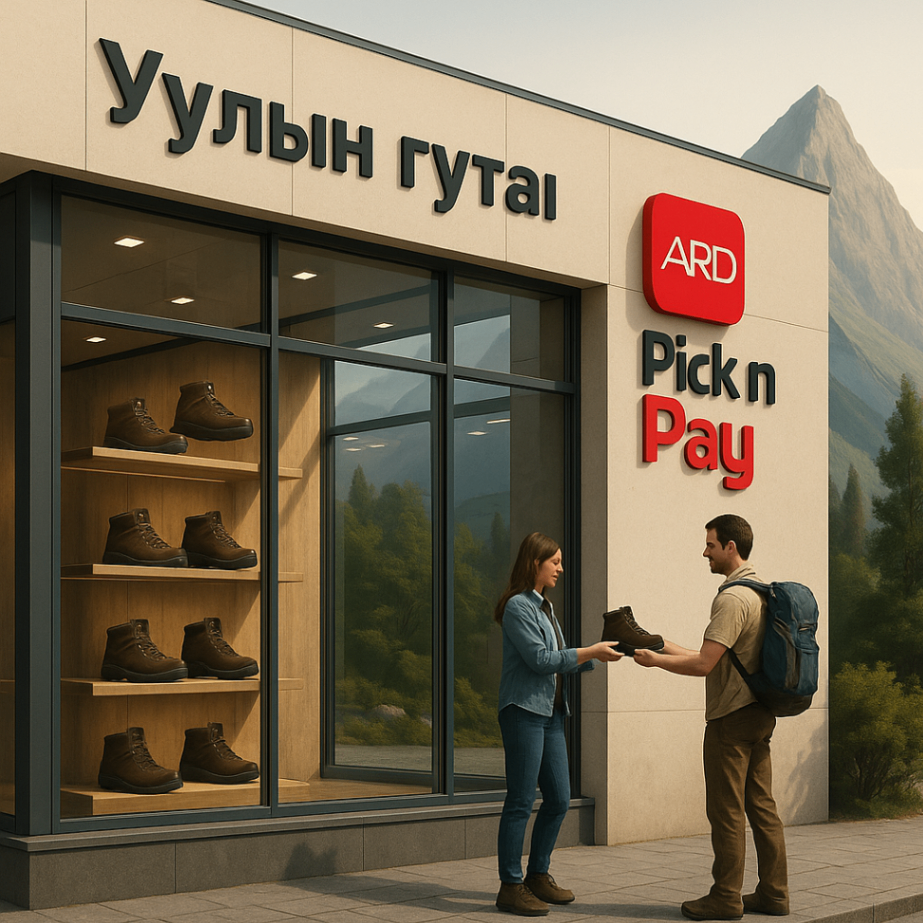 Уулын гутал x ARD Pick n Pay    Одоо аваад дараа нь төл!