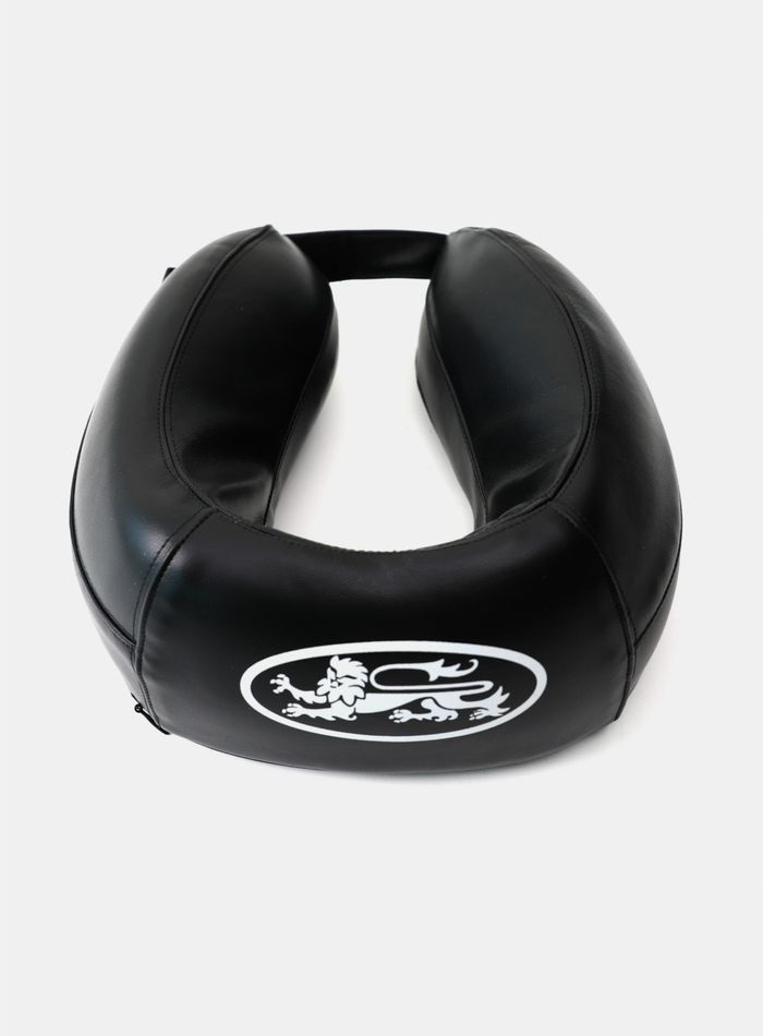 Mystic Leather Travel Pillow - Black