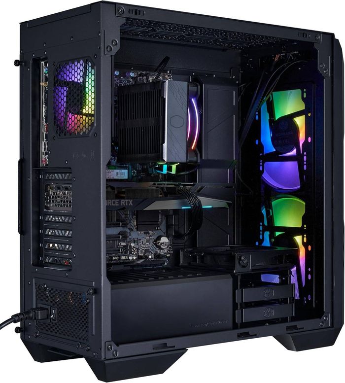 Cooler Master HAF 5 Pro Gaming PC AMD RYZEN 7-7800X3D, NVIDIA GeForce RTX 5070 12GB, 32GB DDR5 6000MHz, 2TB Gen4 M.2, Windows 11, V Platinum 1100 V2 PSU, Hyper 212 Halo, ATX Desktop PC НѲАТ-тай ҮНЭ 