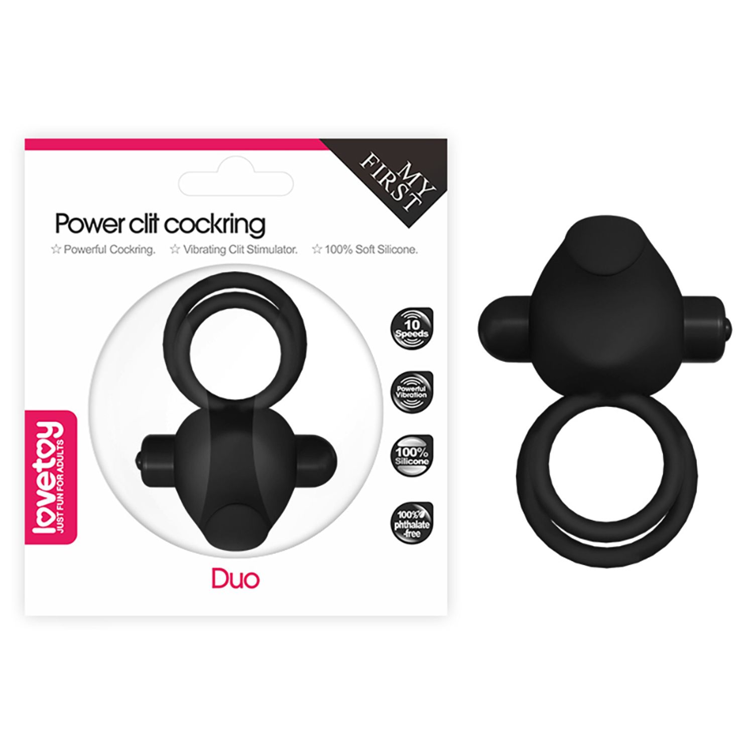 Power Clit Cockring /duo/