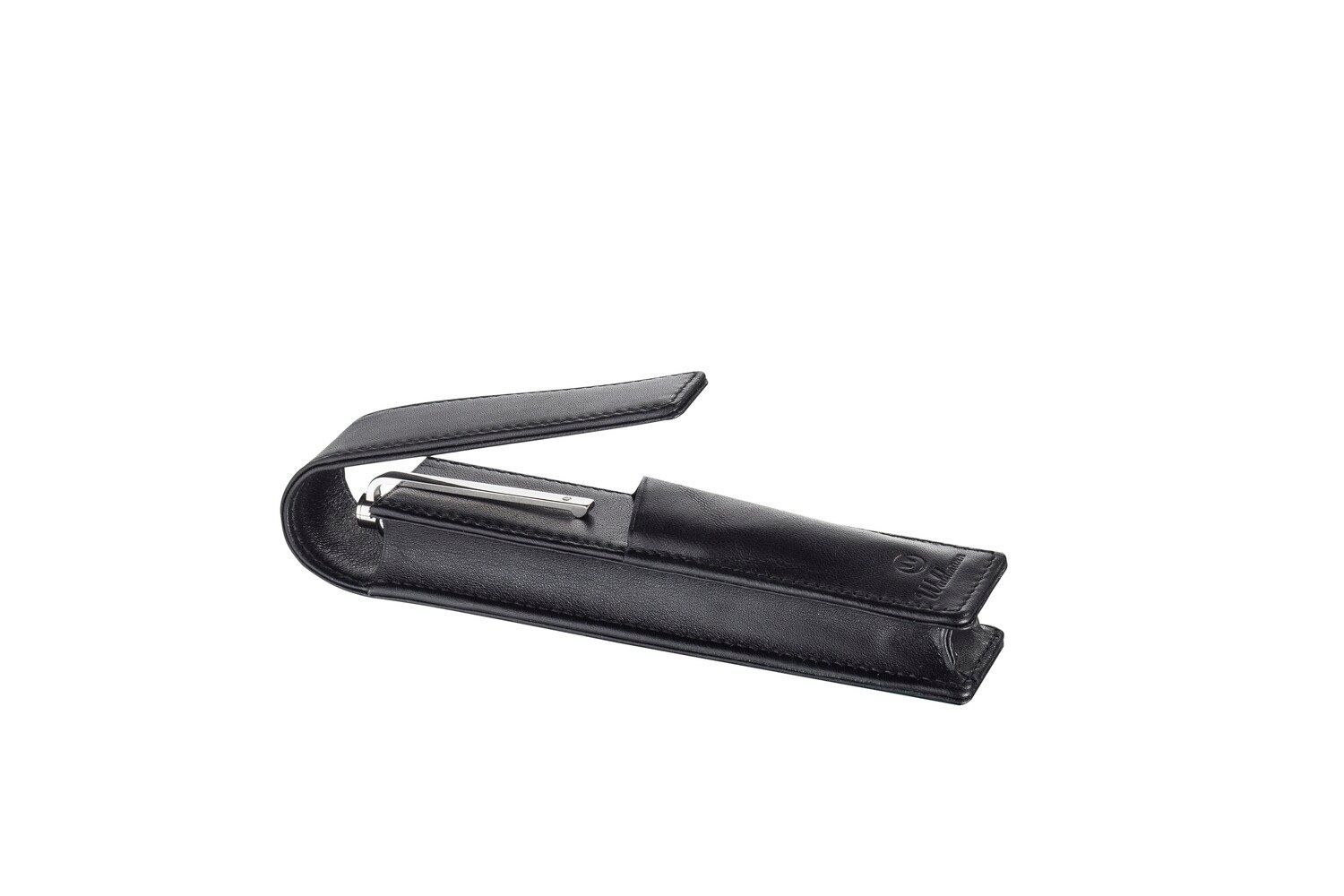 Waldmann leather pouch for 1 pen Black 