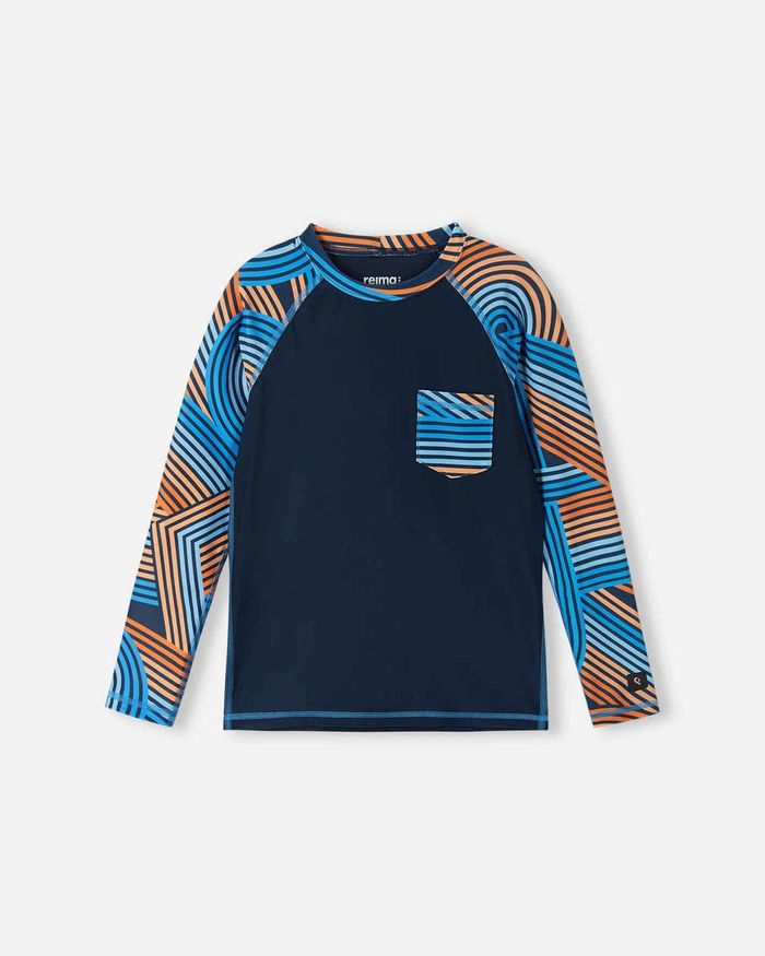 Swim shirt, Kroolaus-110-Navy