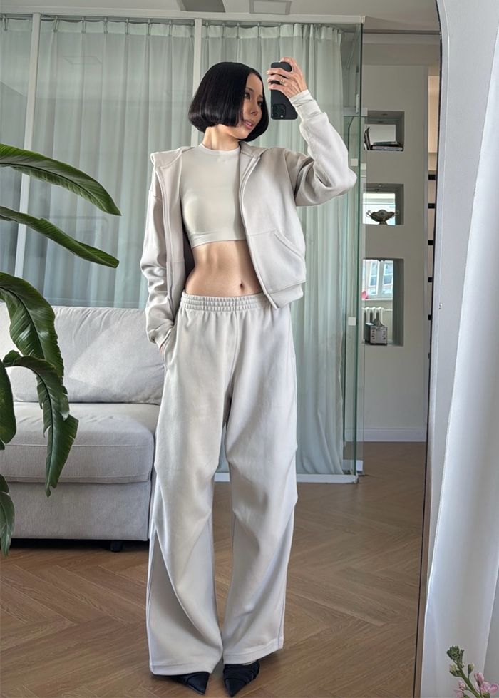 Two-piece set /Stone color/