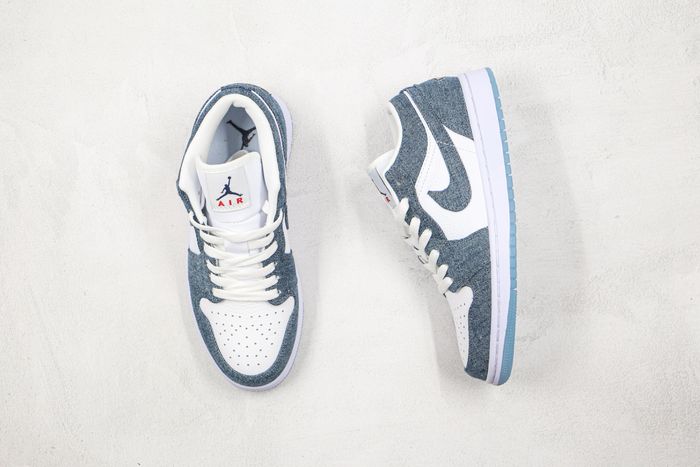 Jordan 1 Retro Low Canvas White Denim (Women's)