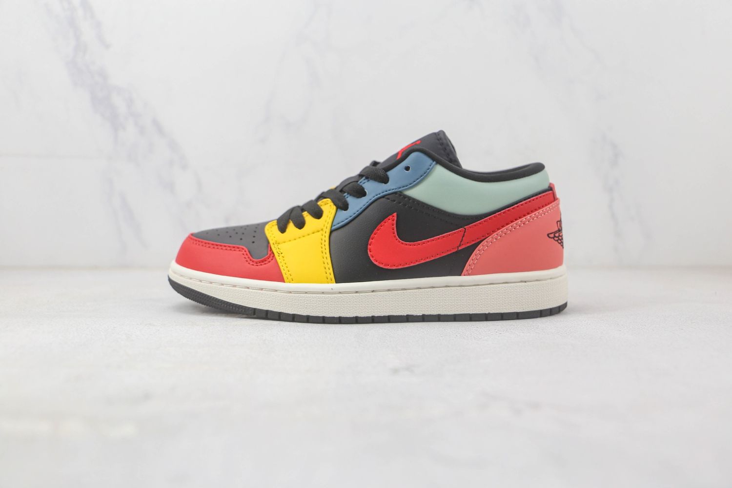 Air Jordan 1 Low SE Black Multi-Color (Women's)