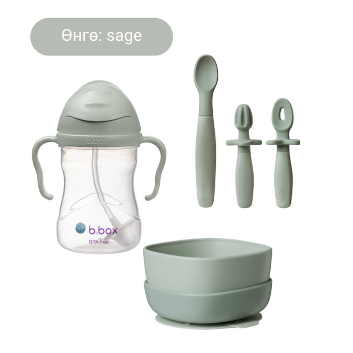 Бор хоолны багц / Solid Food Bundle - sage