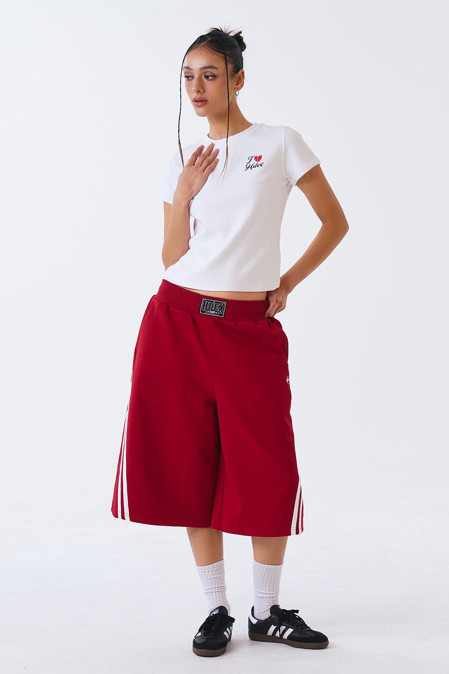 Solid Bermuda Shorts