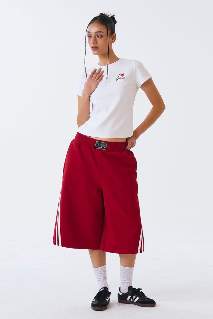 Solid Bermuda Shorts