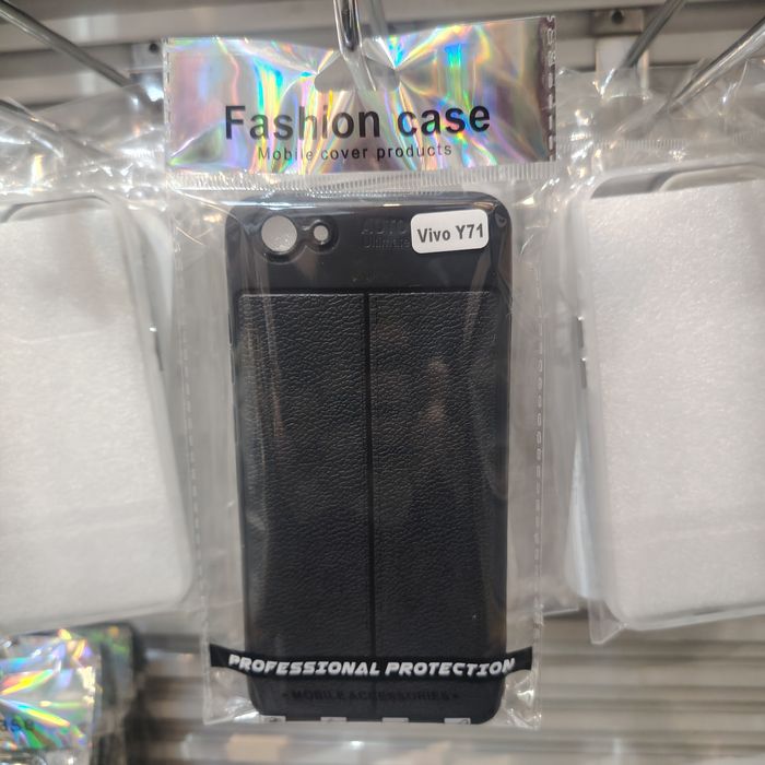 Vivo Y71 Хар & Зурагтай Кэйс 
