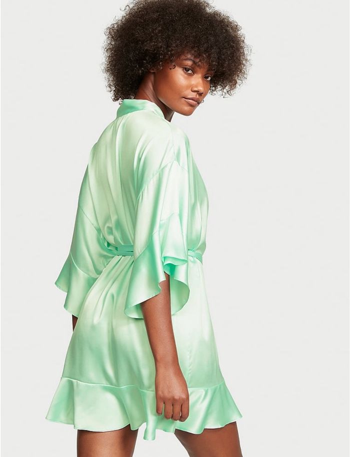 Satin Midi Robe
