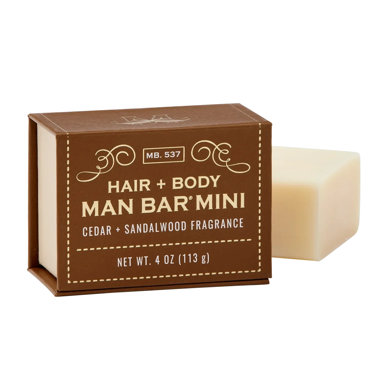 Man bar mini Hair & Body - Cedar + Sandalwood