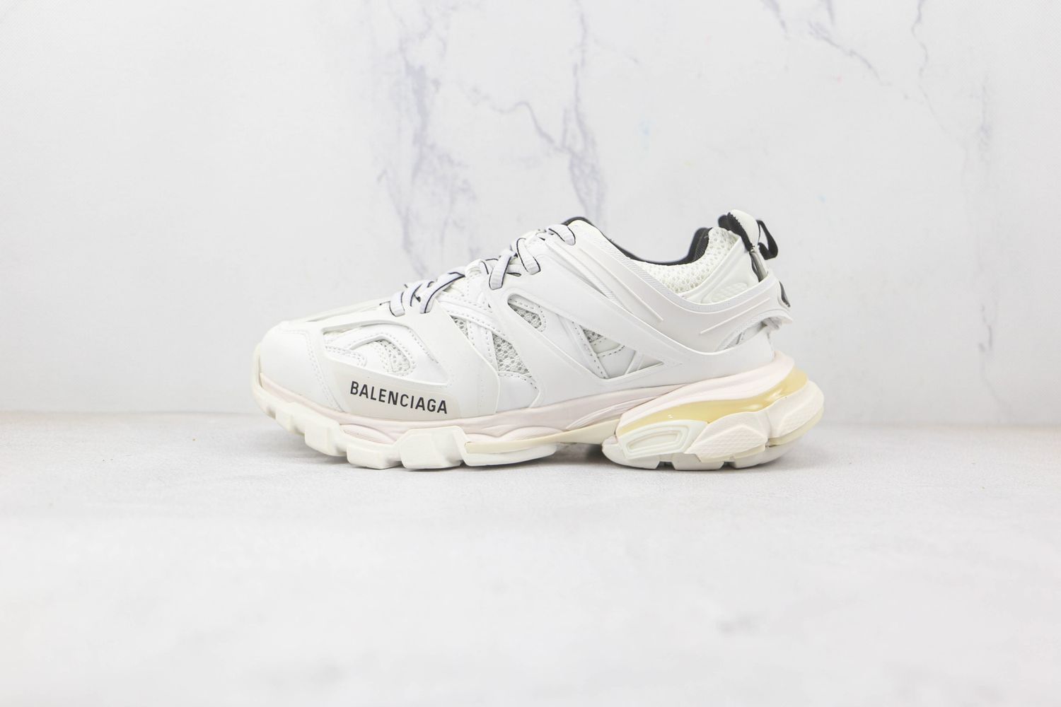 Balenciaga White Balenciaga White Mesh and Leather Track 2 Low TopMesh and Leather Track 2 Low Top