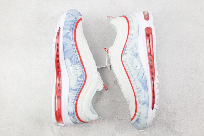 Nike Air Max 97 Washed Denim White Red Blue
