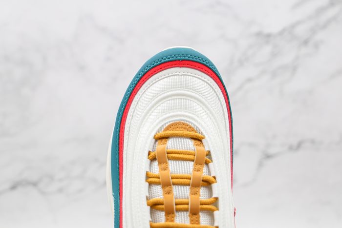 2021 release Nike Air Max 97 blue red and off-white