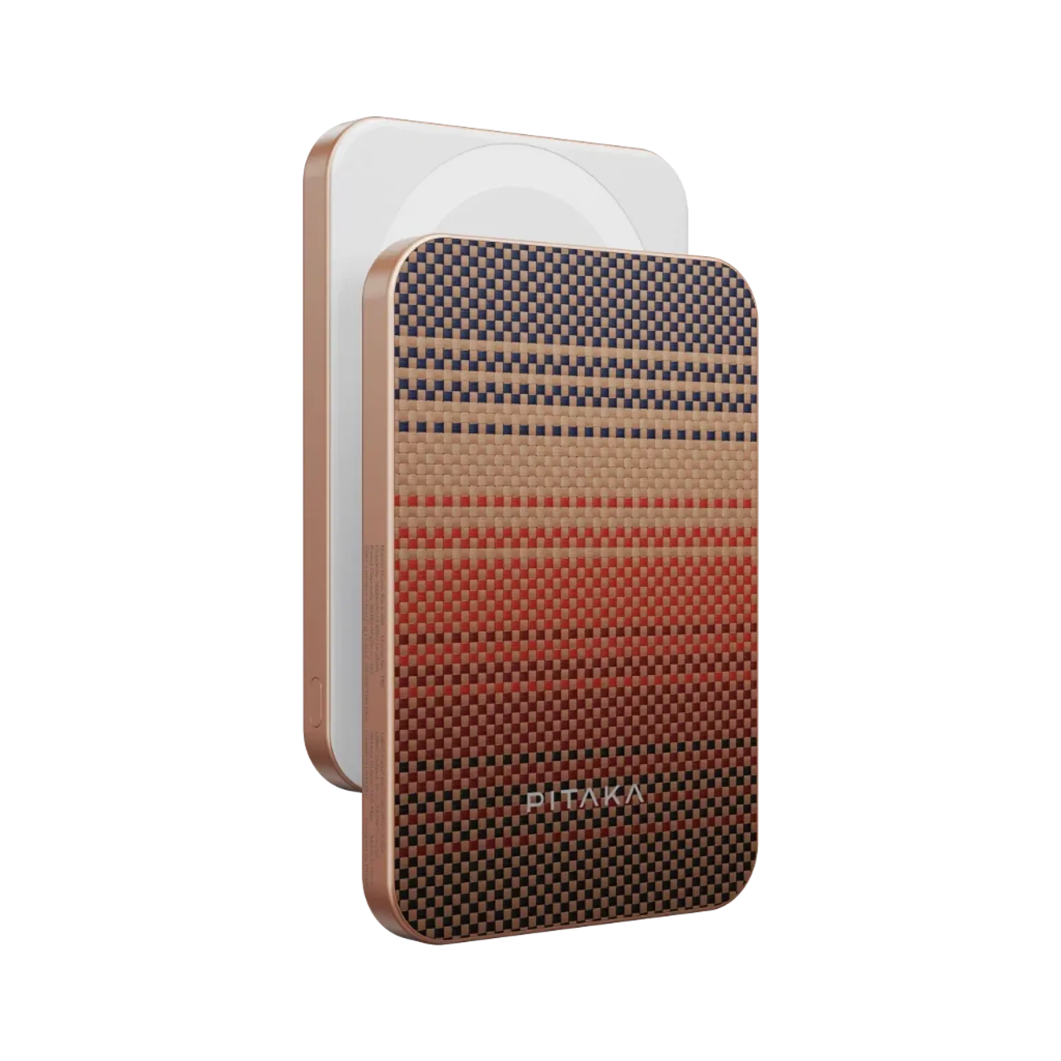 Aramid Fiber Magnetic Power Bank Sunset