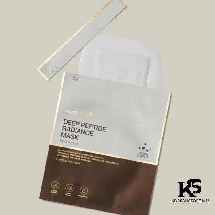 Medicube deep peptide radiance mask
