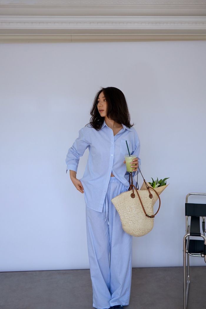 Baby Blue Pant Set 