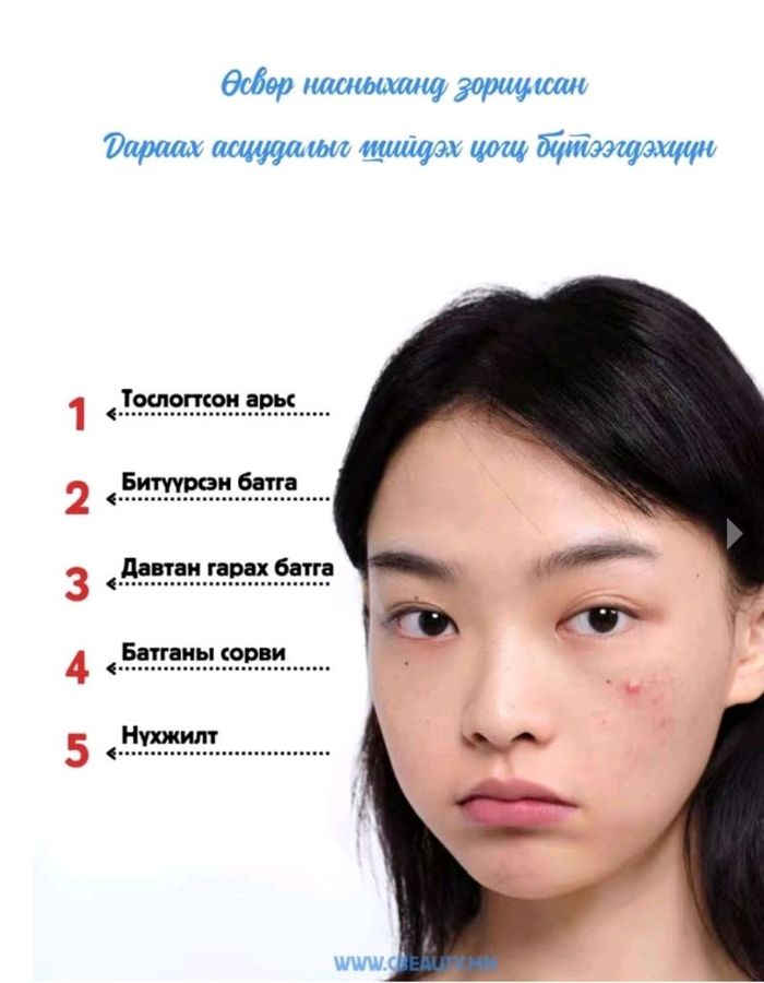 OU өсвөрийн  арьс арчилгааны сэт