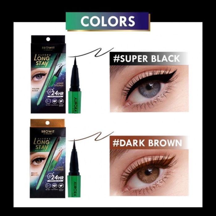 Browit Eyeliner Контур усны хамгаалалттай хар/бор