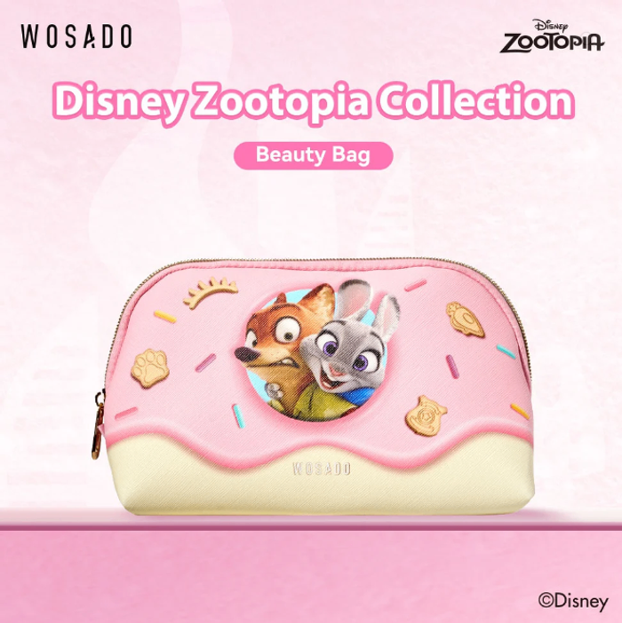 Zootopia makeup pouch pink
