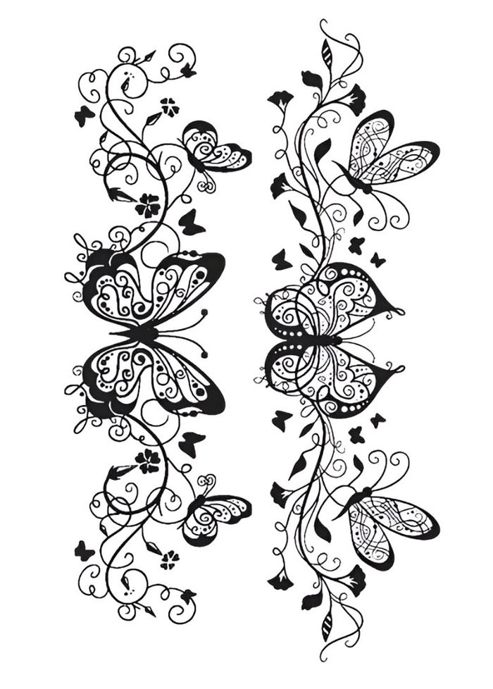 Гуяны хос эрвээхэй Усан шивээс