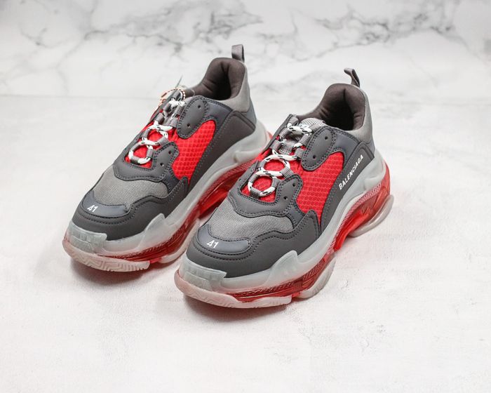 Balenciaga Triple S Grey Red