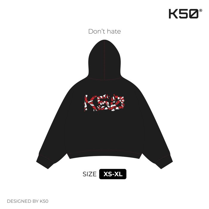 Dont Hate - Black/Red