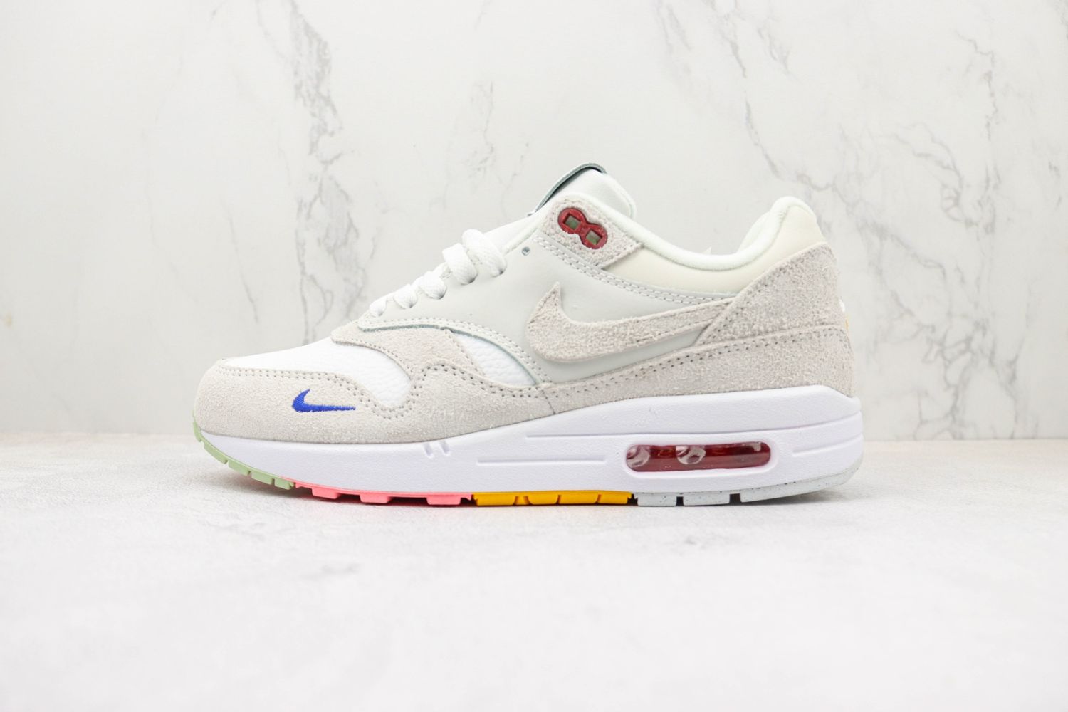 Nike Air Max 1 Premium Pom Pom Polka Dot Sail White