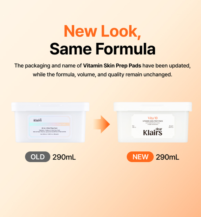 KLAIRS Vitamin Skin Prep Pads NEW 