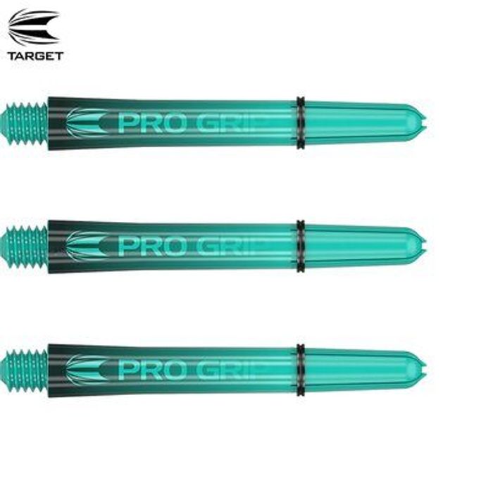 Target Pro Grip Sera Shafts - Black & Aqua