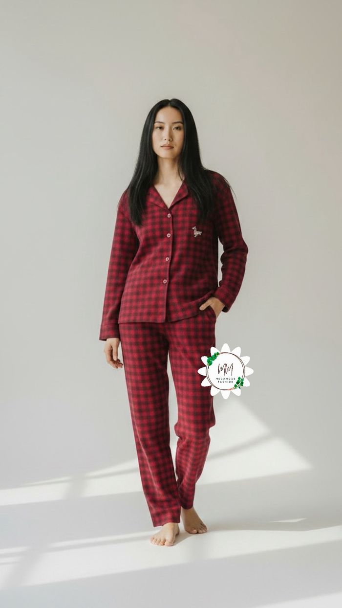 Women red cotton pajama