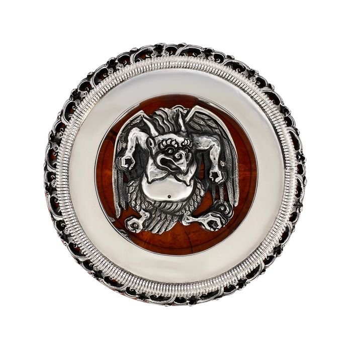 Мөнгөн аяга (МА7), хангарьдтай, шинэ