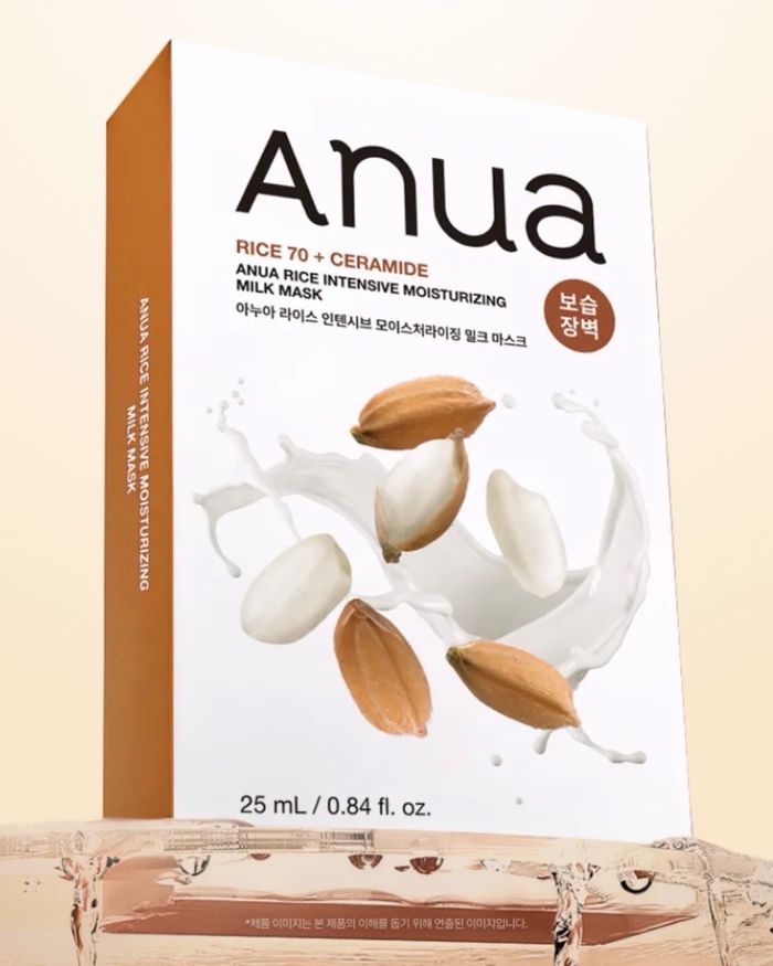 ANUA RICE 70+CERAMIDE MOISTURIZING MASK 