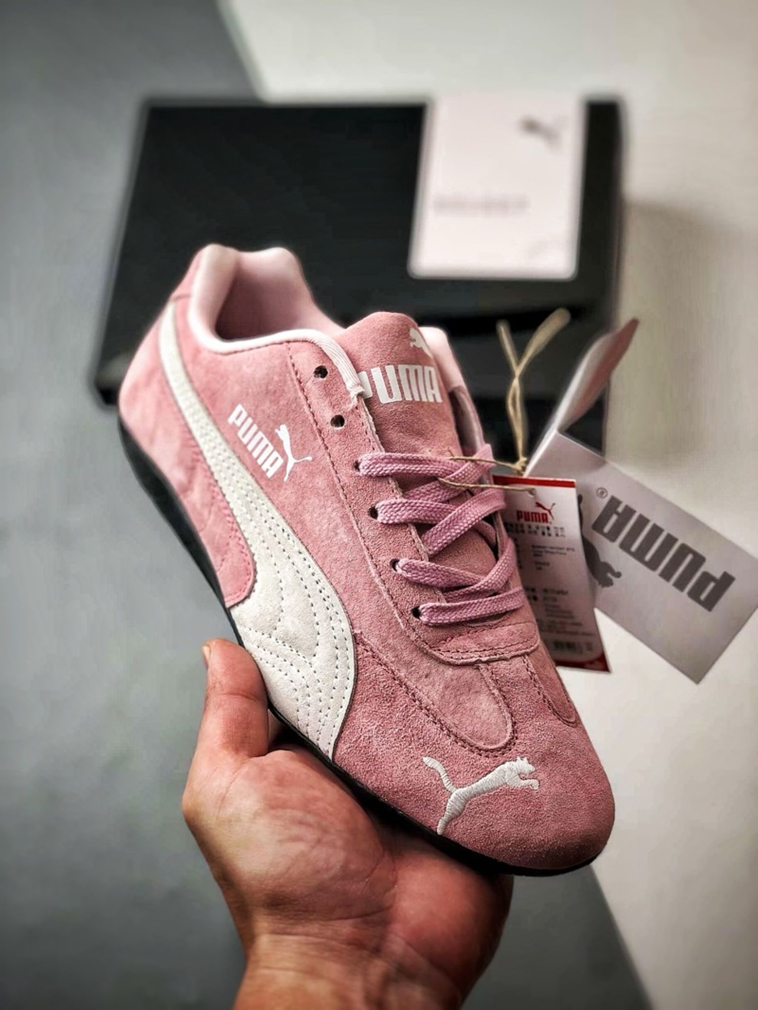 Puma Speedcat OG PinkWhite Suede