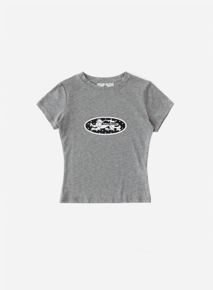 Mystic Dot Logo Jersey T-shirt - Gray