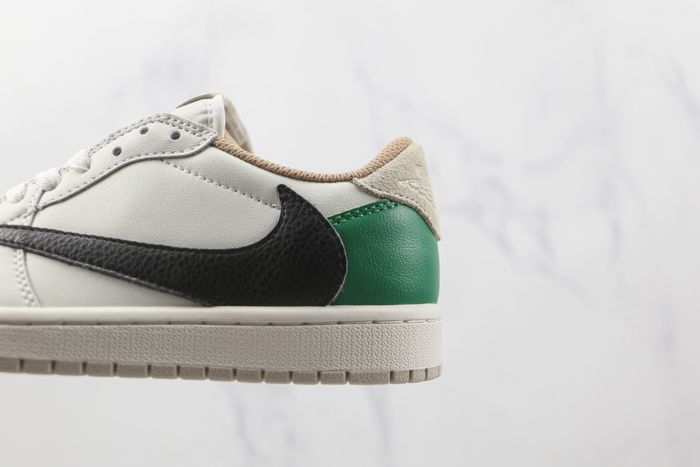 Travis Scott x Air Jordan 1 Low “White/Green/Black”