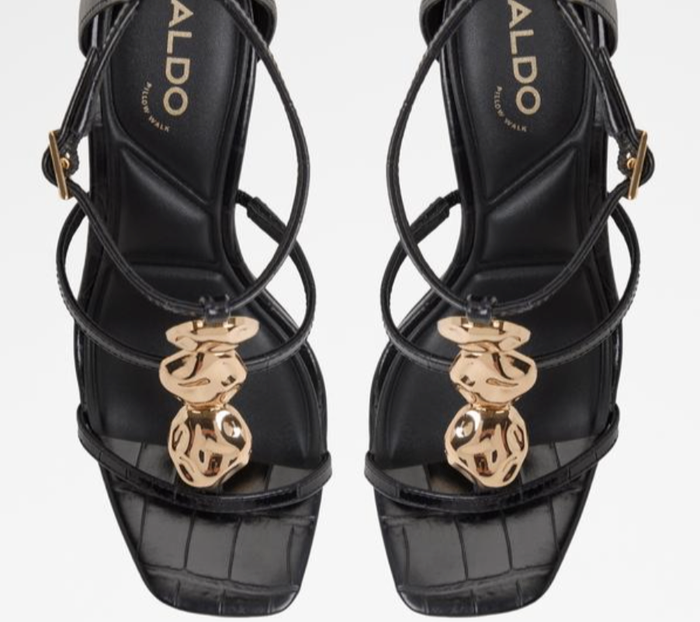 BASILS-1-BLACK-L Dress Sandals