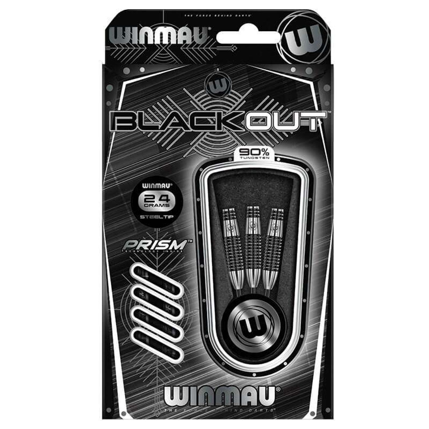 Winmau BLACK OUT 2Tungsten 90%