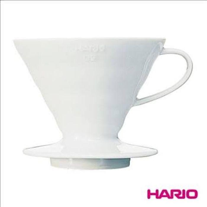 V60 Coffee Dripper 02 Ceramic White