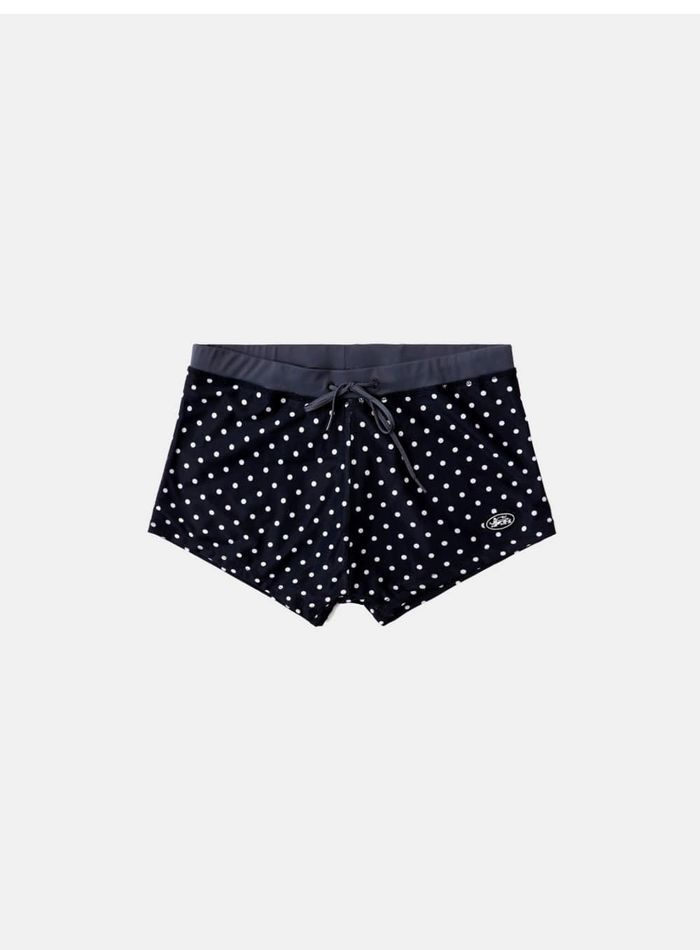 Splash Dot Boy Shorts - Navy