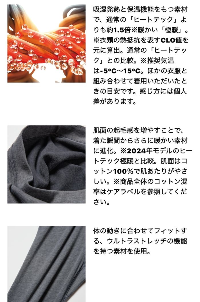 Heattech cotton эмэгтэй дотортой тирко