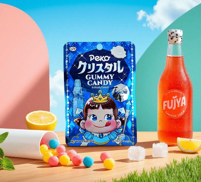 Рамүнэтэй зөөлөн чихэр / Ramune gummy peko 