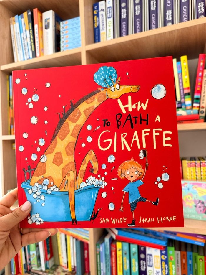 How to bath a Giraffe