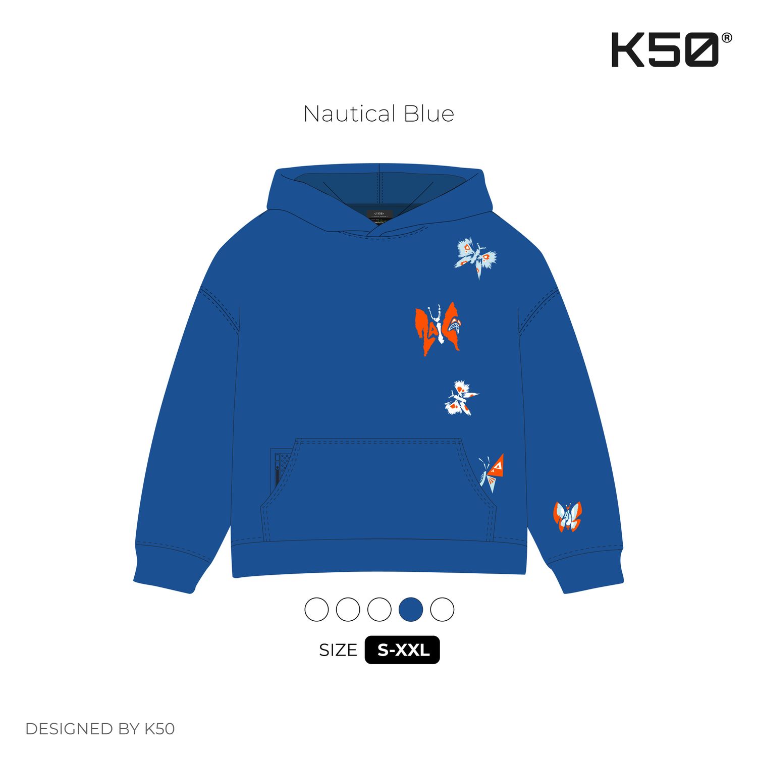 Butterfly - Nautical Blue