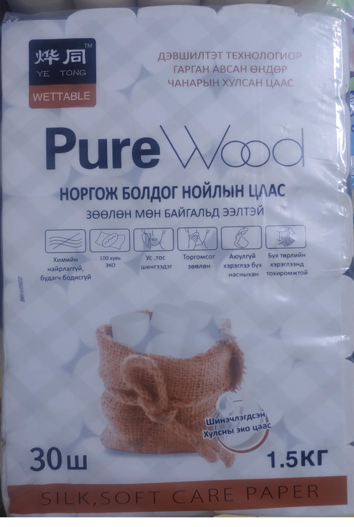 Pure wood 30ш 1,5кг Бор 